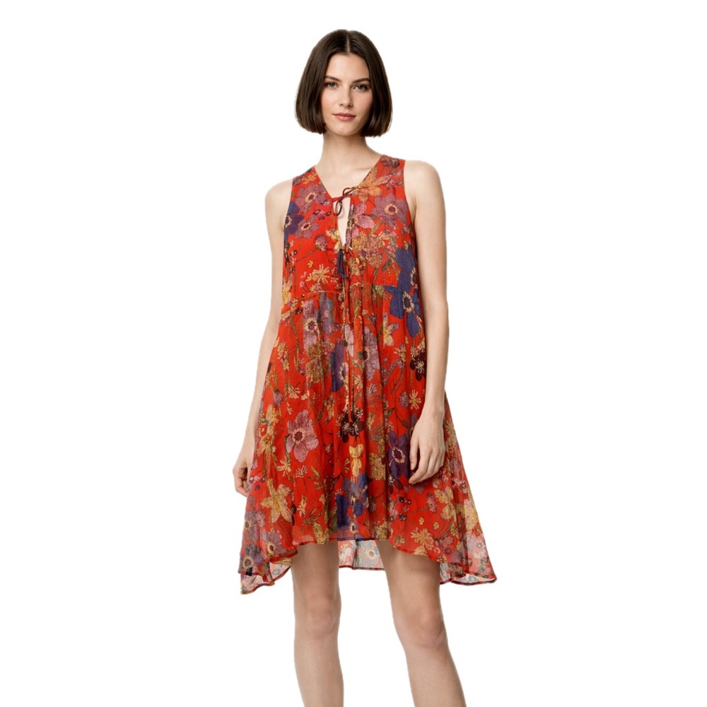 Hommage From Los Angeles Floral Dress